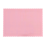 Bandeja rectangular rosa pastel
