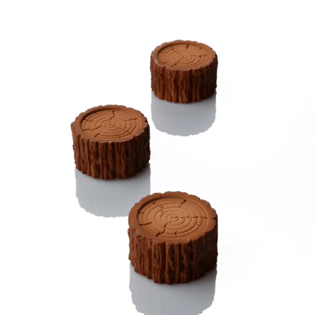 molde de silicona mini pastelitos bosque - Pavoni Italia