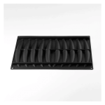 Molde de silicona para trompe l'oeil vaina de vainilla x10