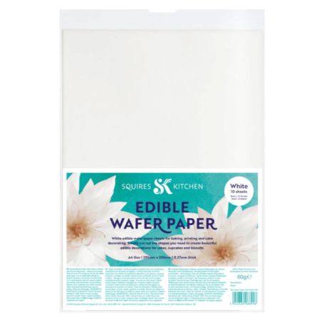 10 hojas de papel de oblea formato A4 squires kitchen