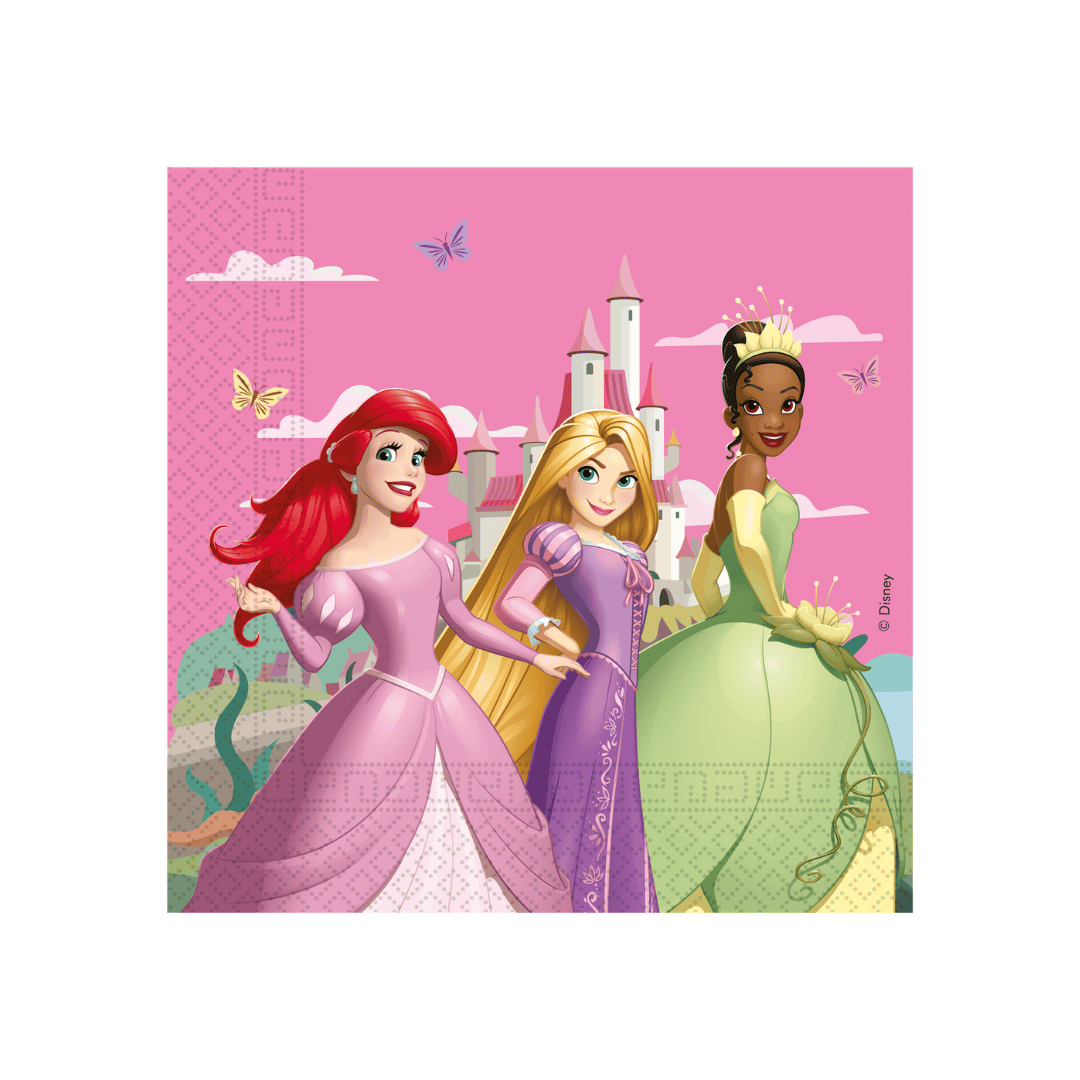 20 servilletas princesas Disney
