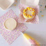 Papel de hornear para pasteles bento - 25 x 25 cm