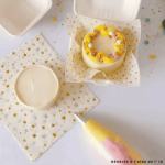 50 hojas de papel antigrasa estrellas para bento cake