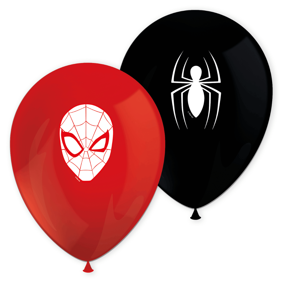 6 globos de spiderman a bajo precio