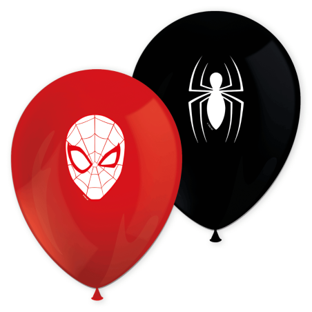 6 globos de spiderman a bajo precio