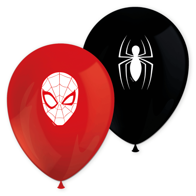 6 globos de spiderman a bajo precio