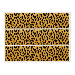 Esquema de pastel comestible de leopardo
