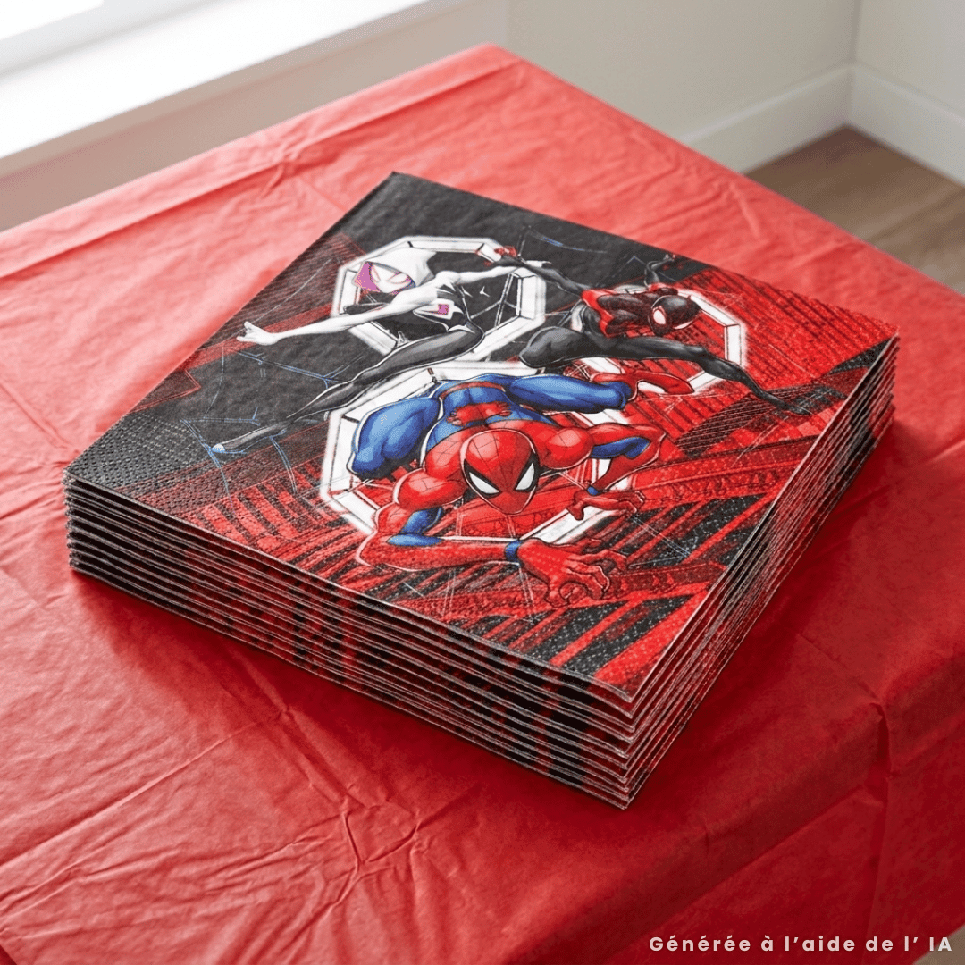 Servilletas de papel del Multiverso de Spider-Man