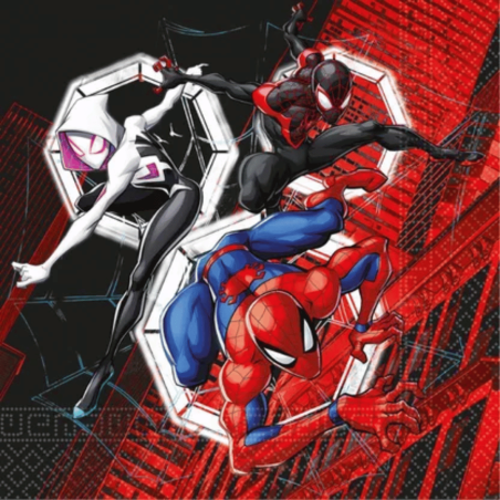 Servilletas de cumpleaños de Spiderman