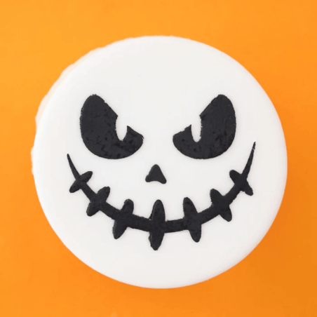 Plantilla de calabaza de Halloween para galletas fáciles de hacer