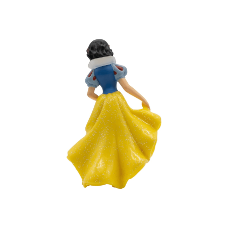 Adorno para pastel de Blancanieves visto desde atrás