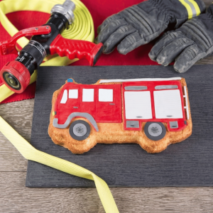 Molde para pastel con forma de camión de bomberos