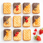 Mini ideas para decorar gofres dulces