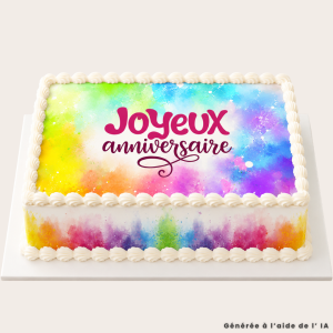 Kit de decoración para tarta de cumpleaños.