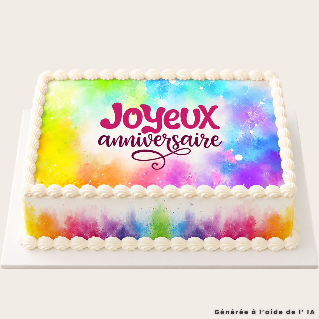 Kit de decoración para tarta de cumpleaños.