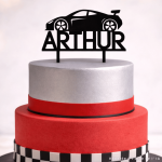 Coche Cake Topper para personalizar