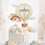 Topper de globo aerostático para personalizar
