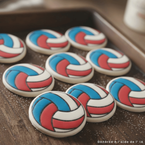 Cortador de galletas con forma de balón de voleibol Ø5,8 cm