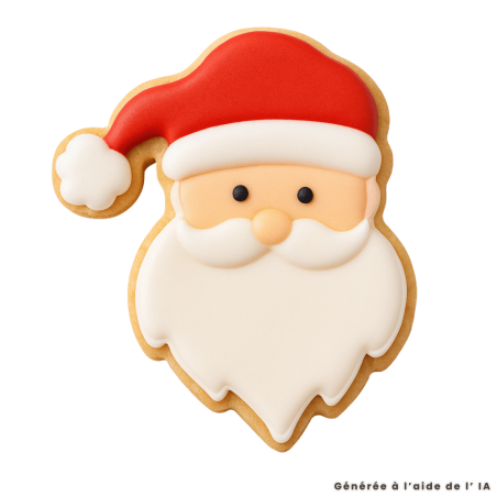 Cortador de galletas de Papá Noel