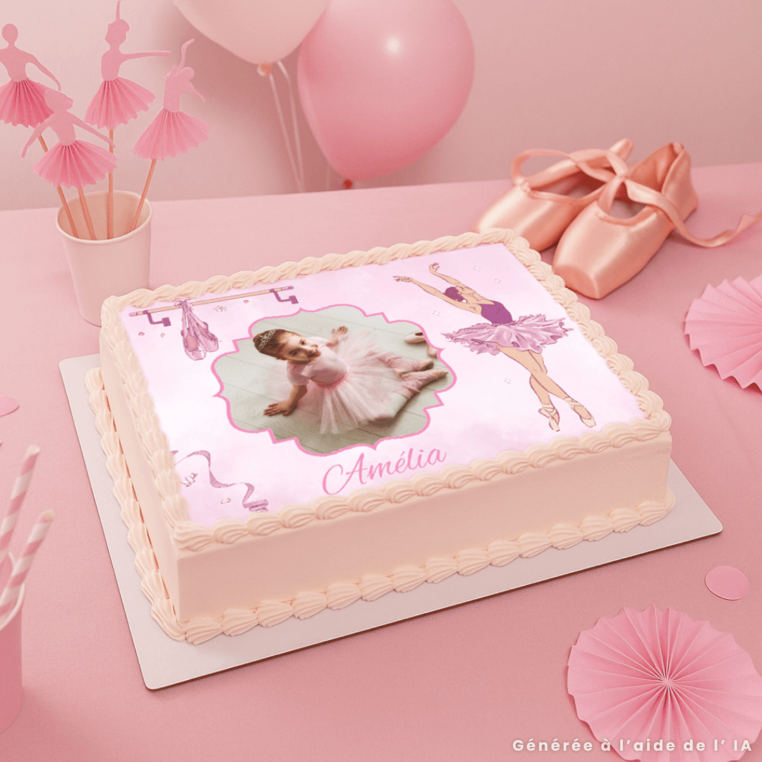 Foto bailarina comestible A4