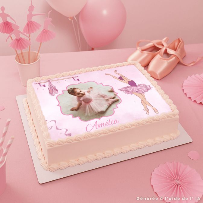 Foto bailarina comestible A4