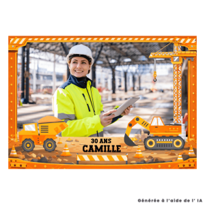 Foto comestible personalizable A4 tema obra
