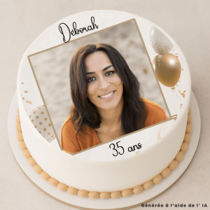 Impresión de comida personalizable - Círculo de 24 cm