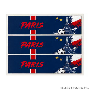 Esquema del pastel de fútbol de París