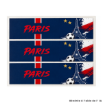 Esquema del pastel de fútbol de París