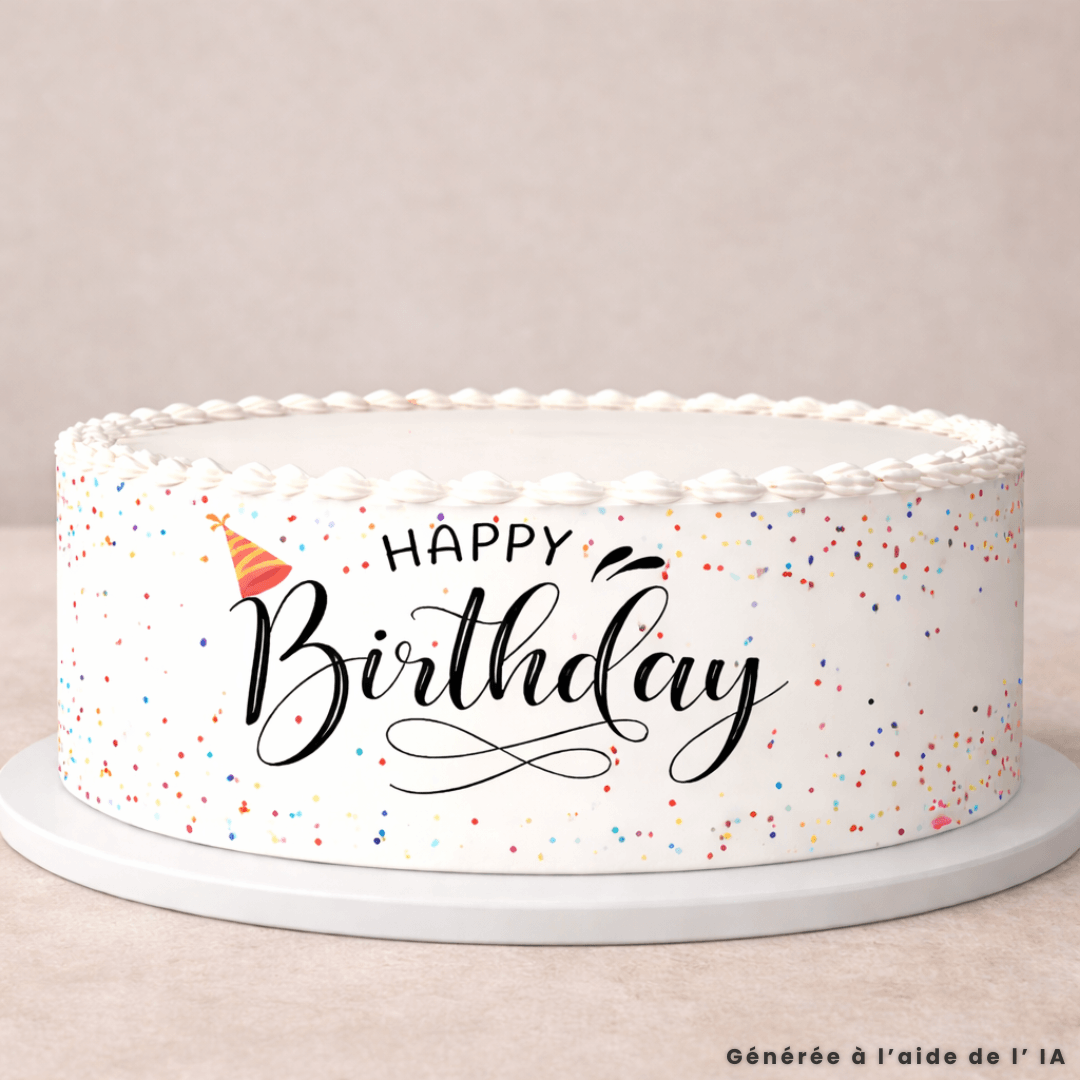 Esquema de pastel de cumpleaños