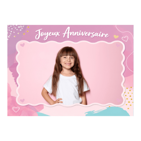 ¡Tu foto comestible en 21x29 cm (A4) con tema femenino a bajo precio!