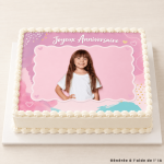 ¡Tu foto comestible en 21x29 cm (A4) con tema femenino a bajo precio!