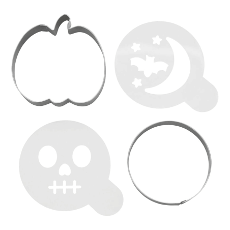 Cortadores de galletas y plantillas de Halloween de Wilton