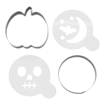 Cortadores de galletas y plantillas de Halloween de Wilton