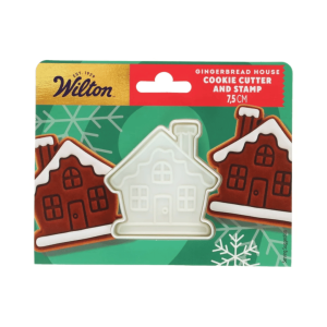 Cortador de galletas y sello para galletas con forma de casa de jengibre de Wilton