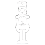 Cortador de galletas navideño, cazuela de avellanas, 18,4 cm