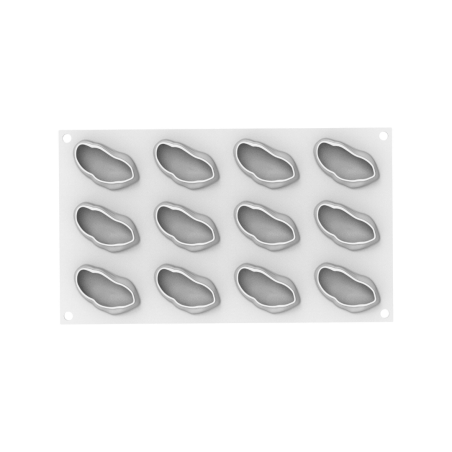Molde silicona trompe l'oeil pistacho x12 - Silikomart