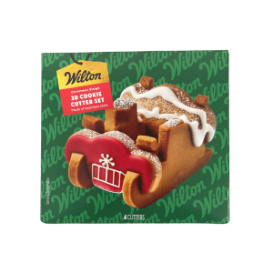 Cortadores de galletas con forma de trineo de Papá Noel