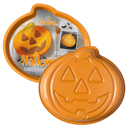 Decoración con moldes de calabazas de Halloween