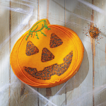 pastel de calabaza decorado