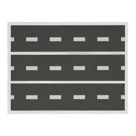 Esquema del pastel de azúcar de carretera - Pastel de autos