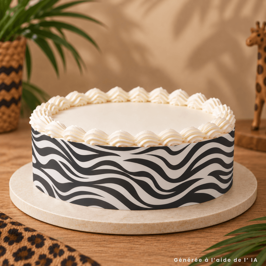 Esquema de pastel de cebra