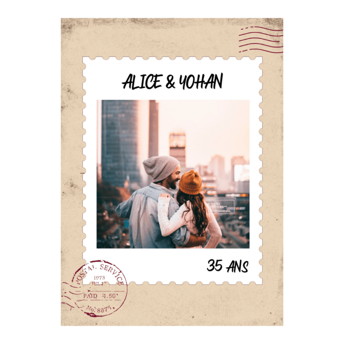 Sello decorativo A4 con foto comestible