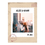 Sello decorativo A4 con foto comestible