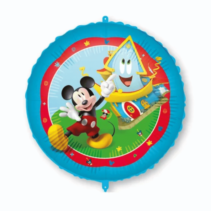 Globo gigante de Mickey Mouse de papel metalizado para cumpleaños - 46 cm
