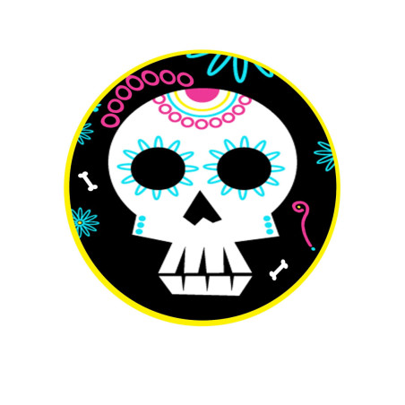 disco-de-azúcar-de-halloween