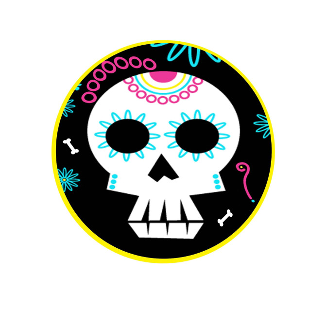 disco-de-azúcar-de-halloween