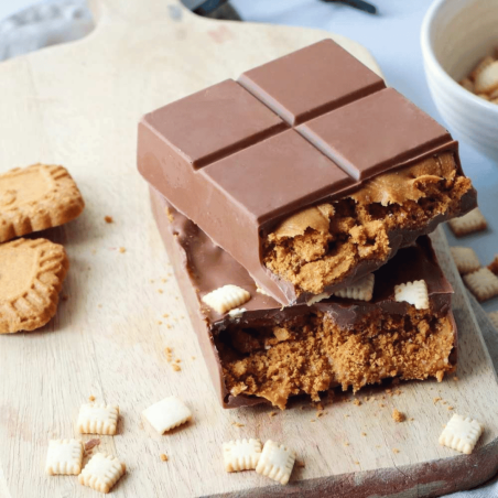 Crema speculoos para rellenar tabletas de chocolate