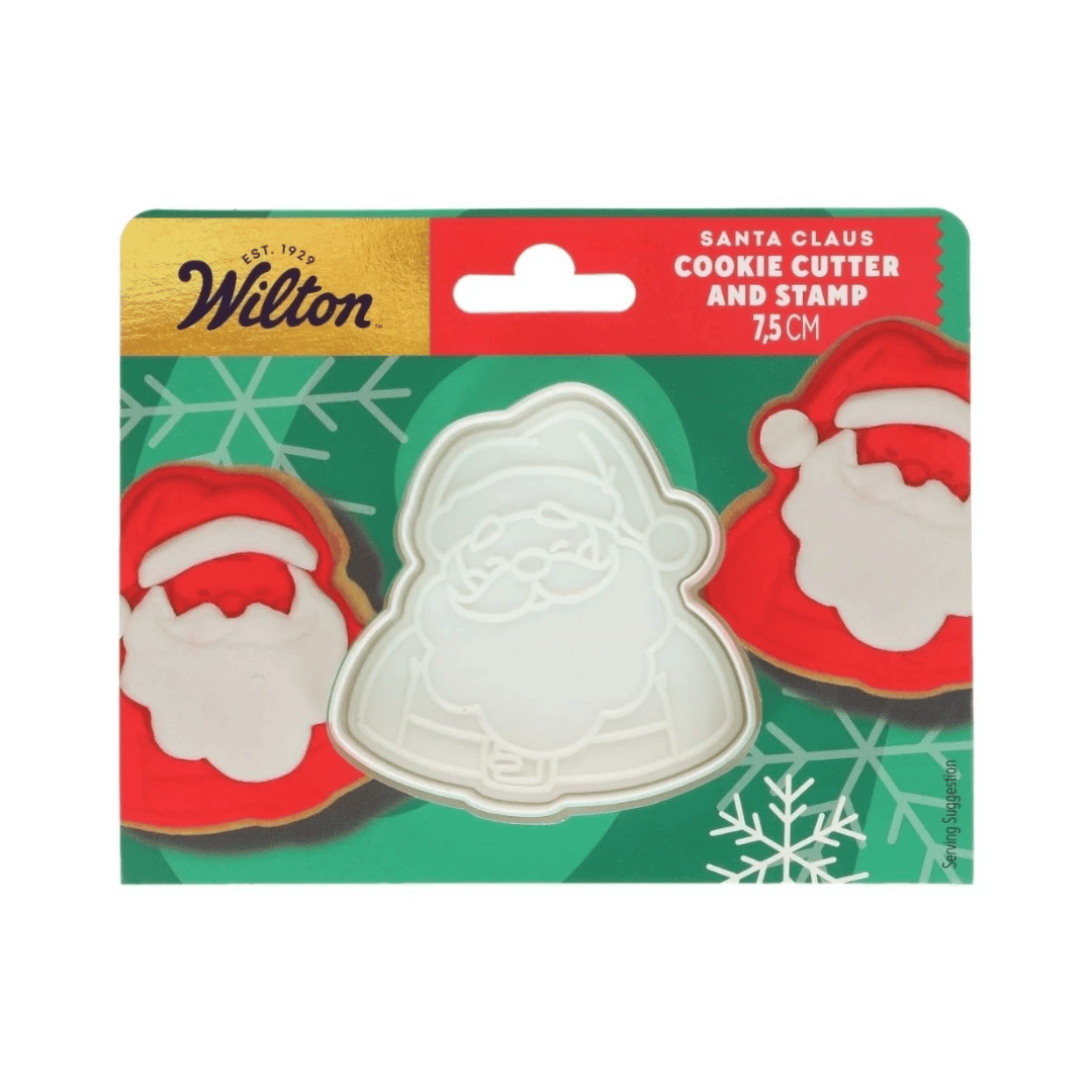Cortador de galletas con forma de cabeza de Papá Noel de Wilton
