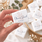 Malvaviscos personalizados XL para bodas